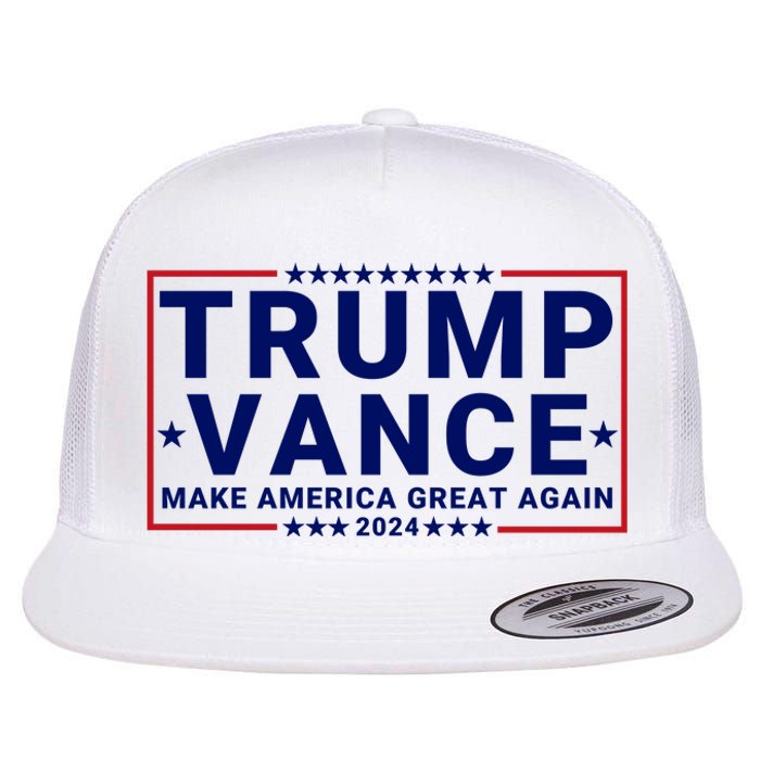 Trump Vance 2024 Republican Vp Presidential Election Flat Bill Trucker Hat