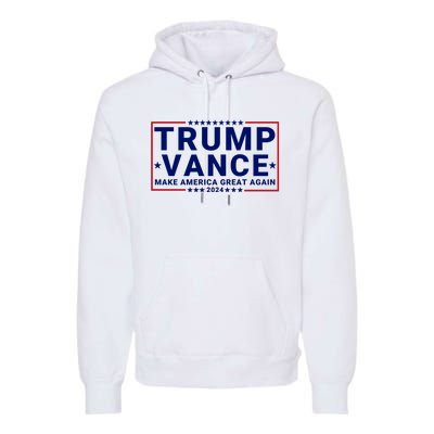 Trump Vance 2024 Republican Vp Presidential Election Premium Hoodie