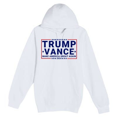 Trump Vance 2024 Republican Vp Presidential Election Premium Pullover Hoodie