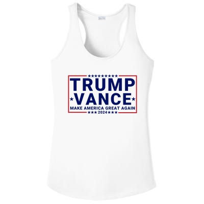 Trump Vance 2024 Republican Vp Presidential Election Ladies PosiCharge Competitor Racerback Tank