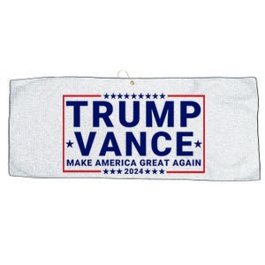 Trump Vance 2024 Republican Vp Presidential Election Large Microfiber Waffle Golf Towel