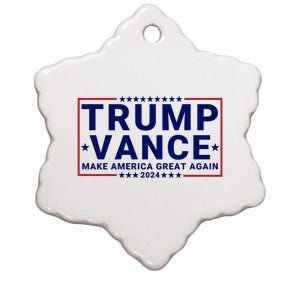 Trump Vance 2024 Republican Vp Presidential Election Ceramic Star Ornament