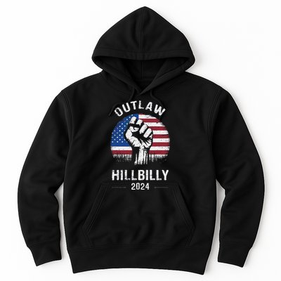 Trump Vance 2024 Outlaw Hillbilly Freedom 2024 Hoodie