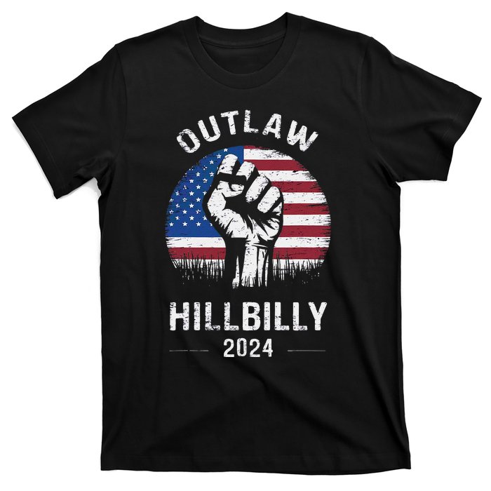 Trump Vance 2024 Outlaw Hillbilly Freedom 2024 T-Shirt