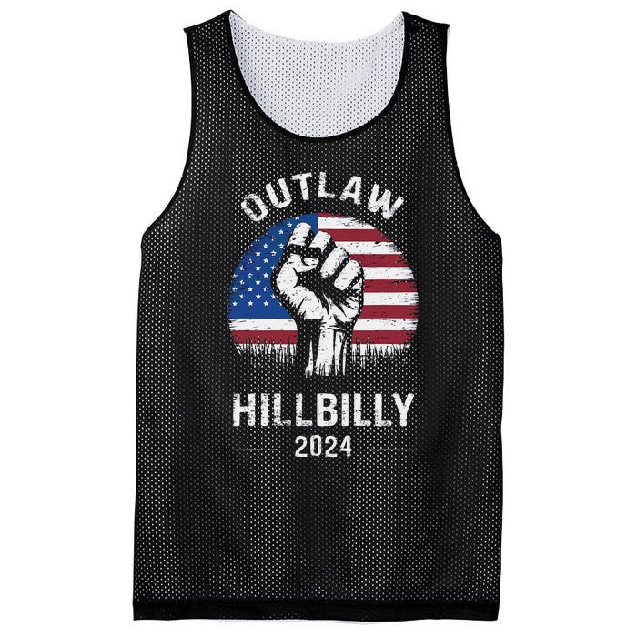 Trump Vance 2024 Outlaw Hillbilly Freedom 2024 Mesh Reversible Basketball Jersey Tank