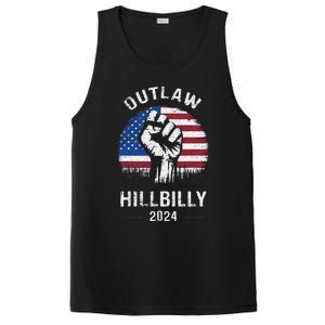 Trump Vance 2024 Outlaw Hillbilly Freedom 2024 PosiCharge Competitor Tank