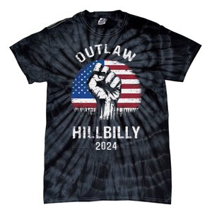 Trump Vance 2024 Outlaw Hillbilly Freedom 2024 Tie-Dye T-Shirt