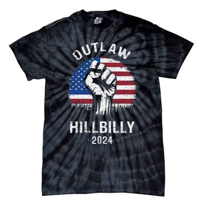 Trump Vance 2024 Outlaw Hillbilly Freedom 2024 Tie-Dye T-Shirt