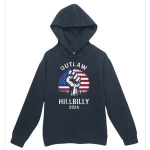 Trump Vance 2024 Outlaw Hillbilly Freedom 2024 Urban Pullover Hoodie