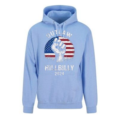 Trump Vance 2024 Outlaw Hillbilly Freedom 2024 Unisex Surf Hoodie