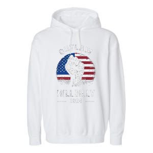 Trump Vance 2024 Outlaw Hillbilly Freedom 2024 Garment-Dyed Fleece Hoodie