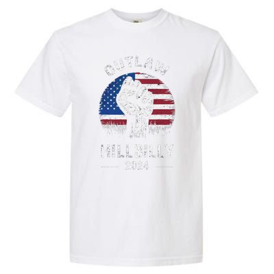 Trump Vance 2024 Outlaw Hillbilly Freedom 2024 Garment-Dyed Heavyweight T-Shirt