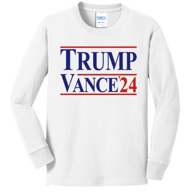 Trump Vance 24 Kids Long Sleeve Shirt