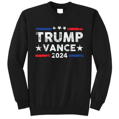 Trump Vance 2024 Us Flag Vintage Election President 2024 Sweatshirt