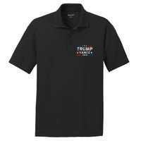 Trump Vance 2024 Us Flag Vintage Election President 2024 PosiCharge RacerMesh Polo