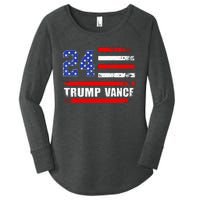 Trump Vance 2024 Donald Trump 2024 President J.D. Vance Jd Women's Perfect Tri Tunic Long Sleeve Shirt