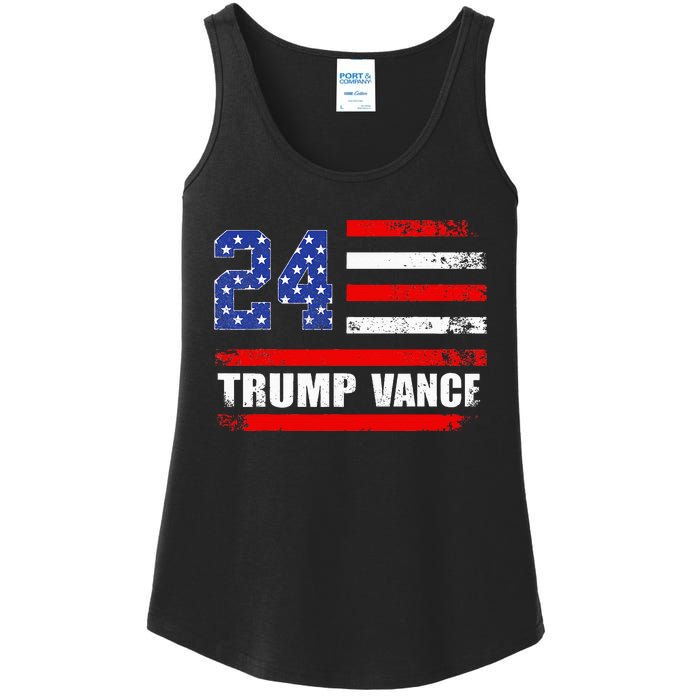 Trump Vance 2024 Donald Trump 2024 President J.D. Vance Jd Ladies Essential Tank