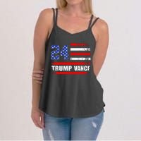 Trump Vance 2024 Donald Trump 2024 President J.D. Vance Jd Women's Strappy Tank