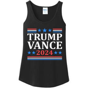 Trump Vance 2024 For President Vp Usa Election Patriotic Ladies Essential Tank