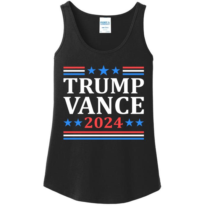 Trump Vance 2024 For President Vp Usa Election Patriotic Ladies Essential Tank