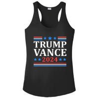 Trump Vance 2024 For President Vp Usa Election Patriotic Ladies PosiCharge Competitor Racerback Tank