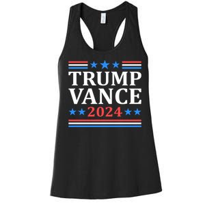 Trump Vance 2024 For President Vp Usa Election Patriotic Women's Racerback Tank