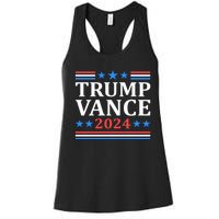 Trump Vance 2024 For President Vp Usa Election Patriotic Women's Racerback Tank