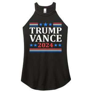 Trump Vance 2024 For President Vp Usa Election Patriotic Women's Perfect Tri Rocker Tank