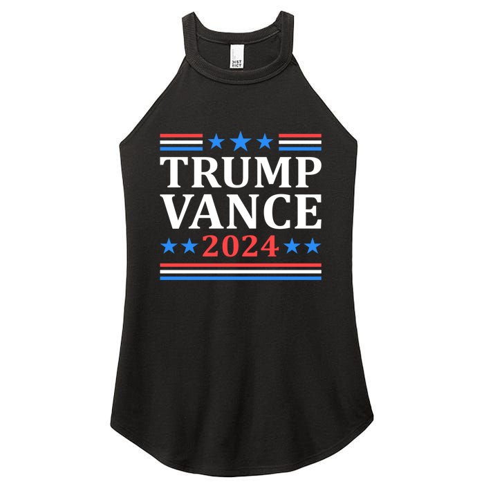 Trump Vance 2024 For President Vp Usa Election Patriotic Women's Perfect Tri Rocker Tank