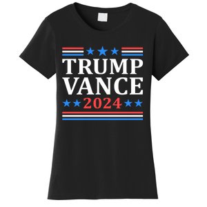 Trump Vance 2024 For President Vp Usa Election Patriotic Women's T-Shirt