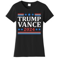 Trump Vance 2024 For President Vp Usa Election Patriotic Women's T-Shirt