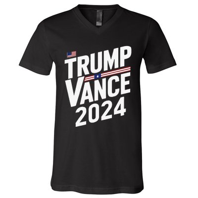 Trump Vance 2024 Election Donald Trump Jd Vance 2024 V-Neck T-Shirt