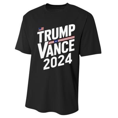 Trump Vance 2024 Election Donald Trump Jd Vance 2024 Performance Sprint T-Shirt