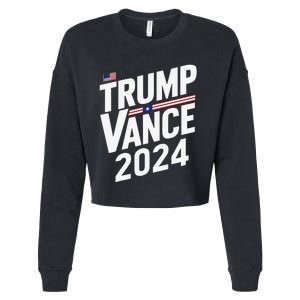 Trump Vance 2024 Election Donald Trump Jd Vance 2024 Cropped Pullover Crew