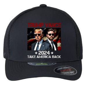 Trump Vance 2024 Take America Back Usa Election Flexfit Unipanel Trucker Cap