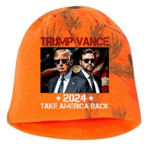 Trump Vance 2024 Take America Back Usa Election Kati - Camo Knit Beanie