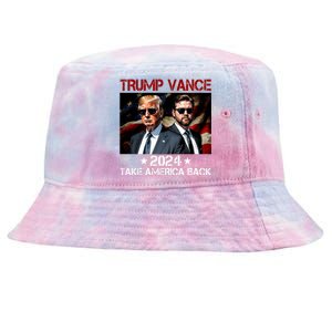 Trump Vance 2024 Take America Back Usa Election Tie-Dyed Bucket Hat