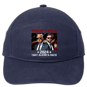 Trump Vance 2024 Take America Back Usa Election 7-Panel Snapback Hat