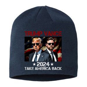 Trump Vance 2024 Take America Back Usa Election Sustainable Beanie