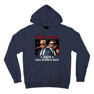 Trump Vance 2024 Take America Back Usa Election Tall Hoodie