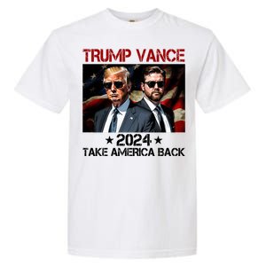 Trump Vance 2024 Take America Back Usa Election Garment-Dyed Heavyweight T-Shirt