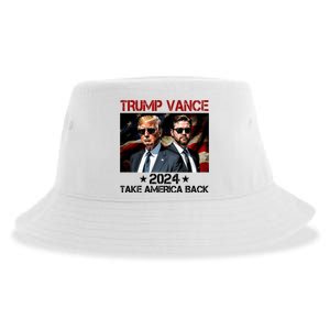 Trump Vance 2024 Take America Back Usa Election Sustainable Bucket Hat