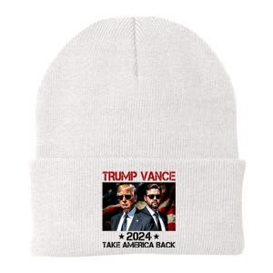 Trump Vance 2024 Take America Back Usa Election Knit Cap Winter Beanie