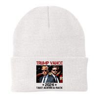 Trump Vance 2024 Take America Back Usa Election Knit Cap Winter Beanie