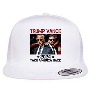 Trump Vance 2024 Take America Back Usa Election Flat Bill Trucker Hat