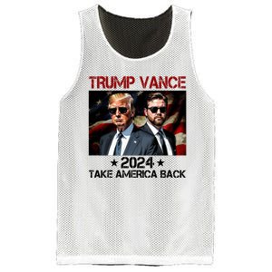 Trump Vance 2024 Take America Back Usa Election Mesh Reversible Basketball Jersey Tank