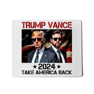 Trump Vance 2024 Take America Back Usa Election Mousepad