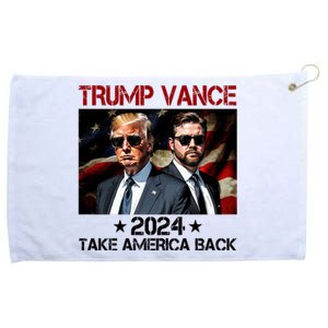 Trump Vance 2024 Take America Back Usa Election Grommeted Golf Towel