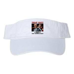 Trump Vance 2024 Take America Back Usa Election Valucap Bio-Washed Visor