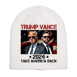 Trump Vance 2024 Take America Back Usa Election Short Acrylic Beanie